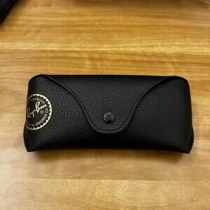 Ray Ban Black Sunglasses Case w/ Dust Cloth